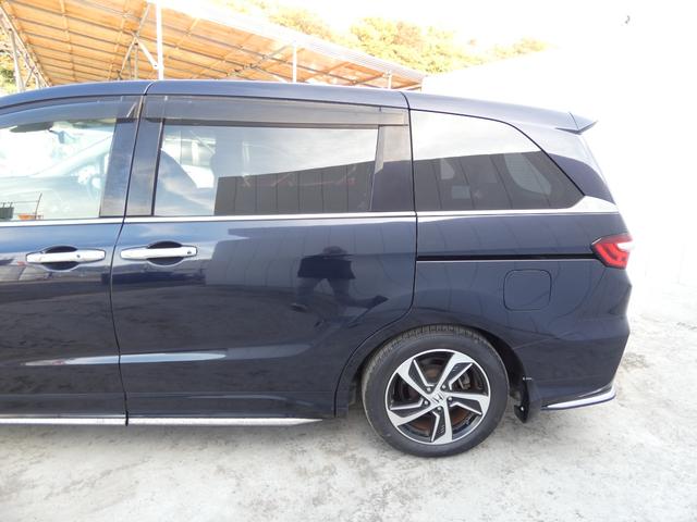 オデッセイ アブソルート　スマートキー　プッシュスタート　両側パワースライドドア　メモリーナビ　フルセグ　バックカメラ　フリップダウンモニター　ＥＴＣ　ハーフレザーシート　パドルシフト　ウインカーミラー　純正ＡＷ　車検整備（41枚目）