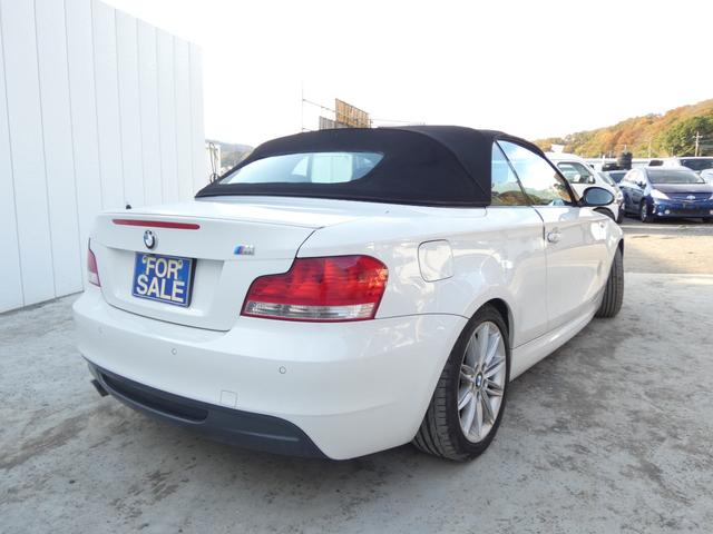 1シリーズ 120i カブリオレ スマートキー プッシュスタート HDDナビ ワンセグ ETC 革シート パワーシート キセノンヘッドライト オートライト フォグ MTモード ステアリングリモコン 純正AW 車検整備 09保証(8枚目)