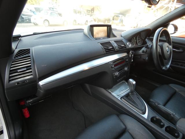 1シリーズ 120i カブリオレ スマートキー プッシュスタート HDDナビ ワンセグ ETC 革シート パワーシート キセノンヘッドライト オートライト フォグ MTモード ステアリングリモコン 純正AW 車検整備 09保証(36枚目)