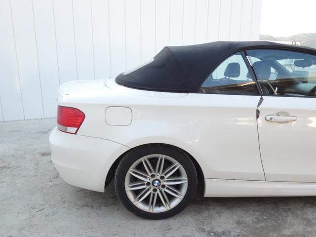 1シリーズ 120i カブリオレ スマートキー プッシュスタート HDDナビ ワンセグ ETC 革シート パワーシート キセノンヘッドライト オートライト フォグ MTモード ステアリングリモコン 純正AW 車検整備 09保証(50枚目)