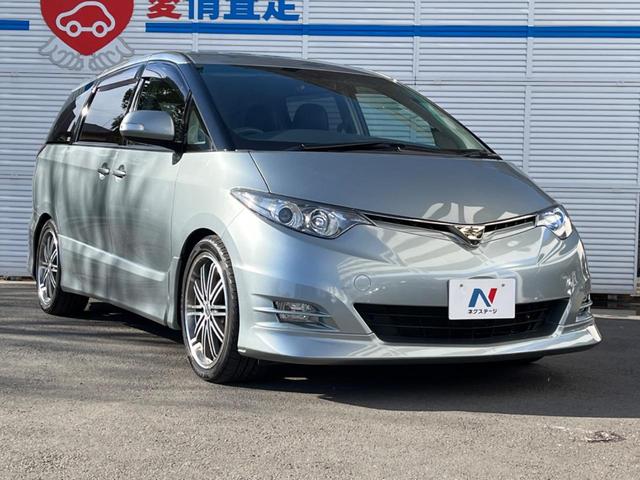アエラス フリップダウンモニター・禁煙車・電動スライドドア・AC100V電源・純正ナビ・バックカメラ・ETC・HIDヘッドライト・スマートキー・ワンオーナー・8人乗・19インチアルミホイール(17枚目)