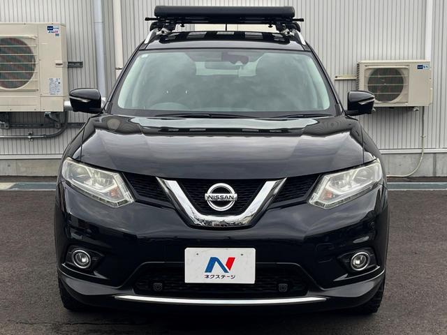エクストレイル ２０Ｘｔｔ　エマージェンシーブレーキパッケージ　４ＷＤ　純正ＤＶＤナビ　全周囲カメラ　衝突被害軽減システム　電動リアゲート　レザー調シート　コーナーセンサー　スマートキー　ＬＥＤヘッド　ルーフレール　ビルトインＥＴＣ　クルコン　車線逸脱警報（19枚目）