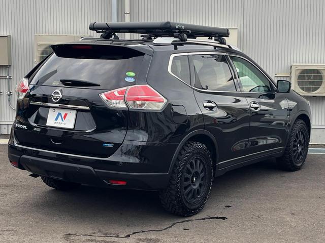エクストレイル ２０Ｘｔｔ　エマージェンシーブレーキパッケージ　４ＷＤ　純正ＤＶＤナビ　全周囲カメラ　衝突被害軽減システム　電動リアゲート　レザー調シート　コーナーセンサー　スマートキー　ＬＥＤヘッド　ルーフレール　ビルトインＥＴＣ　クルコン　車線逸脱警報（22枚目）