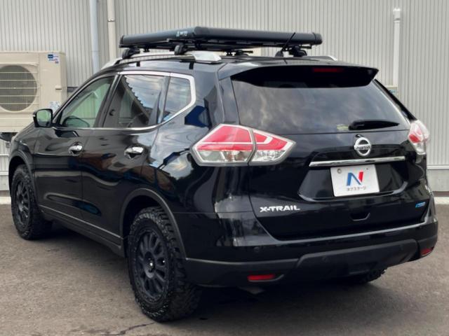 エクストレイル ２０Ｘｔｔ　エマージェンシーブレーキパッケージ　４ＷＤ　純正ＤＶＤナビ　全周囲カメラ　衝突被害軽減システム　電動リアゲート　レザー調シート　コーナーセンサー　スマートキー　ＬＥＤヘッド　ルーフレール　ビルトインＥＴＣ　クルコン　車線逸脱警報（34枚目）