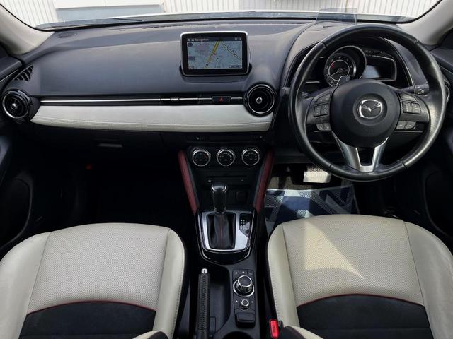 CX-3 XD ツーリング Lパッケージ 純正DVDナビ バックカメラ レーダークルーズ ハーフレザーシート スマートキー LEDヘッド ビルトインETC 車線逸脱警報 オートエアコン 純正18インチアルミ Bluetooth CD(2枚目)