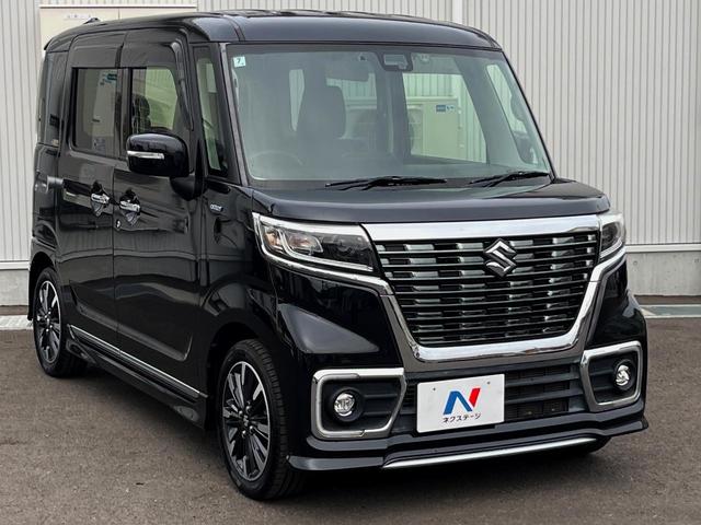 スペーシアカスタム ハイブリッドＸＳターボ　両側電動ドア　純正ＳＤナビ　バックカメラ　衝突被害軽減システム　ハーフレザーシート　シートヒーター　コーナーセンサー　スマートキー　ＬＥＤヘッド　ビルトインＥＴＣ　クルコン　車線逸脱警報（22枚目）