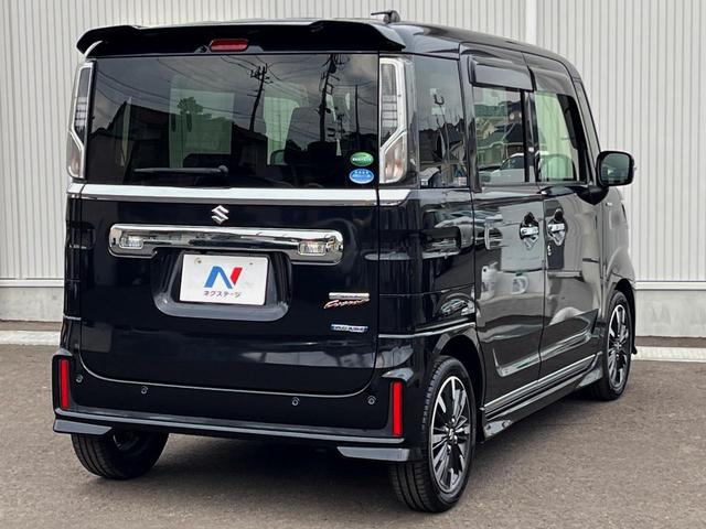 スペーシアカスタム ハイブリッドＸＳターボ　両側電動ドア　純正ＳＤナビ　バックカメラ　衝突被害軽減システム　ハーフレザーシート　シートヒーター　コーナーセンサー　スマートキー　ＬＥＤヘッド　ビルトインＥＴＣ　クルコン　車線逸脱警報（23枚目）