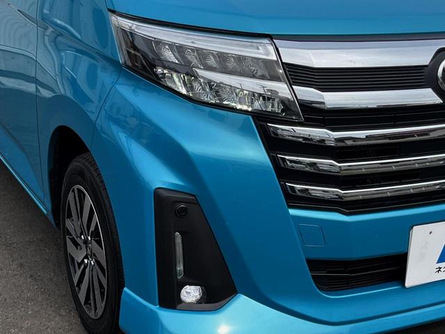 ルーミー カスタムＧ　両側電動ドア　純正ＳＤナビ　全周囲カメラ　衝突被害軽減システム　レーダークルーズ　コーナーセンサー　スマートキー　ＬＥＤヘッド　オートエアコン　純正１４インチアルミ　Ｂｌｕｅｔｏｏｔｈ　ＣＤ（16枚目）