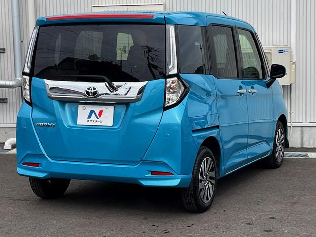 ルーミー カスタムＧ　両側電動ドア　純正ＳＤナビ　全周囲カメラ　衝突被害軽減システム　レーダークルーズ　コーナーセンサー　スマートキー　ＬＥＤヘッド　オートエアコン　純正１４インチアルミ　Ｂｌｕｅｔｏｏｔｈ　ＣＤ（21枚目）