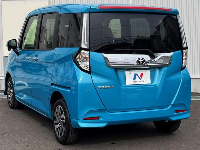 ルーミー カスタムＧ　両側電動ドア　純正ＳＤナビ　全周囲カメラ　衝突被害軽減システム　レーダークルーズ　コーナーセンサー　スマートキー　ＬＥＤヘッド　オートエアコン　純正１４インチアルミ　Ｂｌｕｅｔｏｏｔｈ　ＣＤ（57枚目）