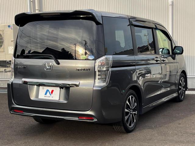 ステップワゴンスパーダ Z クールスピリット 両側電動ドア 純正SDナビ 後席モニター バックカメラ ハーフレザーシート ドラレコ スマートキー HIDヘッド ビルトインETC クルコン オートライト オートエアコン 純正17インチアルミ(22枚目)