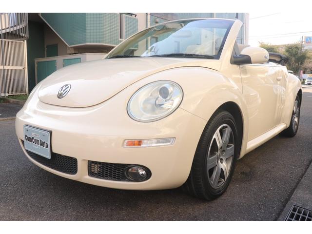 フォルクスワーゲン ニュービートルカブリオレ ｌｚ 電動オープン アルミホイール 革シート コーティング済の中古車 グーネット中古車