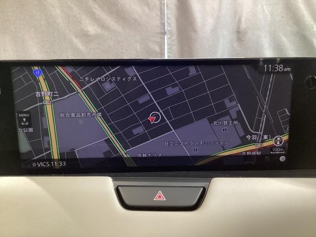 CX-60 3.3 XD エクスクルーシブ モード ディーゼルターボ ワンオーナー ドラレコ ETC シートベンチレーション ドライブレコーダー 衝突軽減 LED フルセグTV パワーシート USB ETC ワンオーナ スマートキー クリアランスソナー レザーシート(4枚目)