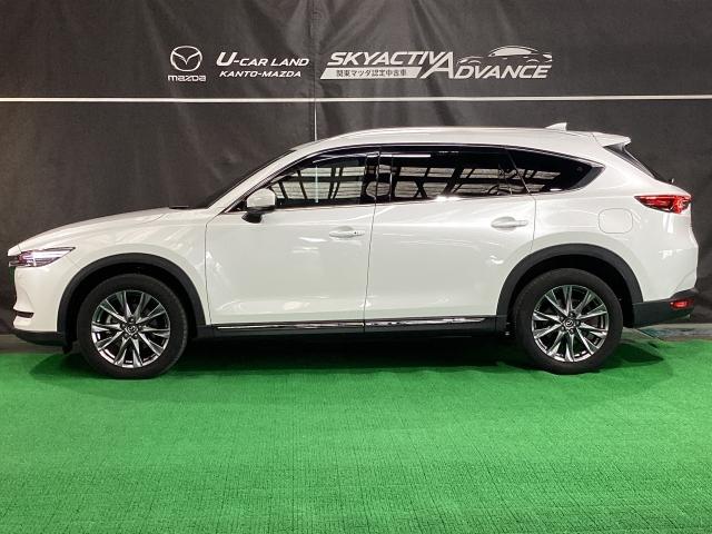 CX-8 2.2 XD Lパッケージ ディーゼルターボ 4WD 7人乗り ワンオーナー ETC2.0 360モニター パワーリアゲート オートリアゲート 定期点検記録簿 DVD再生機能 レーンキープ 本革シート Bluetooth接続 クリアランスソナー ヒーター(36枚目)