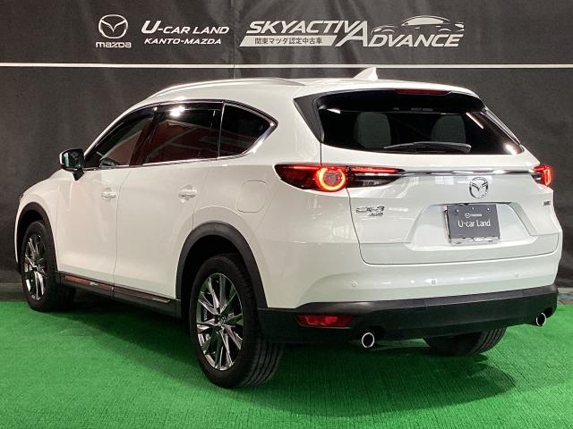 CX-8 2.2 XD Lパッケージ ディーゼルターボ 4WD 7人乗り ワンオーナー ETC2.0 360モニター パワーリアゲート オートリアゲート 定期点検記録簿 DVD再生機能 レーンキープ 本革シート Bluetooth接続 クリアランスソナー ヒーター(37枚目)