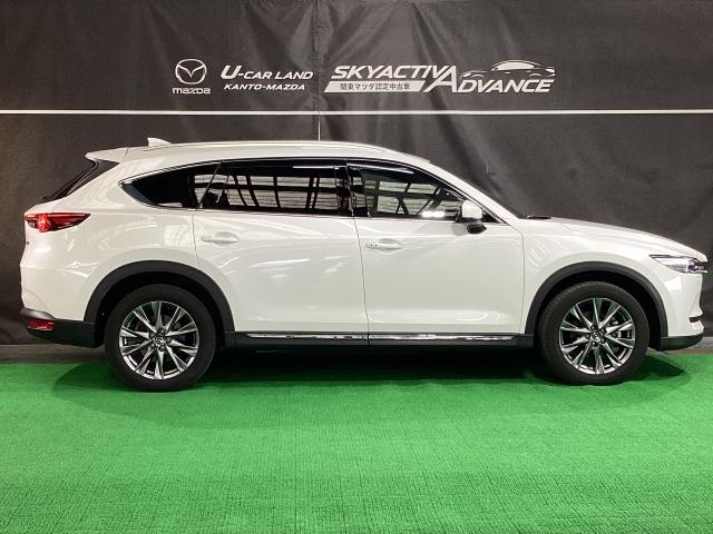 CX-8 2.2 XD Lパッケージ ディーゼルターボ 4WD 7人乗り ワンオーナー ETC2.0 360モニター パワーリアゲート オートリアゲート 定期点検記録簿 DVD再生機能 レーンキープ 本革シート Bluetooth接続 クリアランスソナー ヒーター(39枚目)