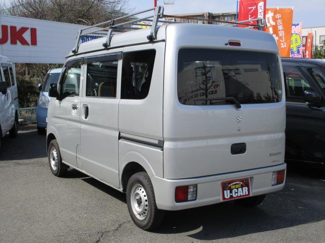 エブリイ ＰＡリミテッド　ハイルーフ　オートマチック車　軽バン　軽箱バン　ブレーキサポート　キーレスキー　集中ドアロック　社外ナビ＆ＴＶ　シルバー色　軽車中泊（23枚目）
