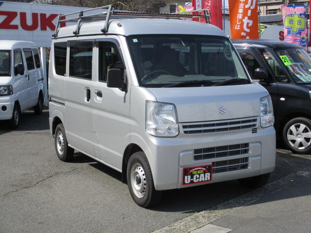 エブリイ ＰＡリミテッド　ハイルーフ　オートマチック車　軽バン　軽箱バン　ブレーキサポート　キーレスキー　集中ドアロック　社外ナビ＆ＴＶ　シルバー色　軽車中泊（27枚目）