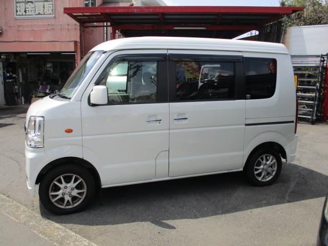スクラムワゴン ＰＸターボ　パール　ターボ車　ＥＴＣ　社外ナビＴＶ　社外アルミホイール　軽ワゴン　軽車中泊　ハイルーフ　オートマ車　パワーウィンドウ　パワステ　エアコン　リヤヒーター　キーレスキー（6枚目）