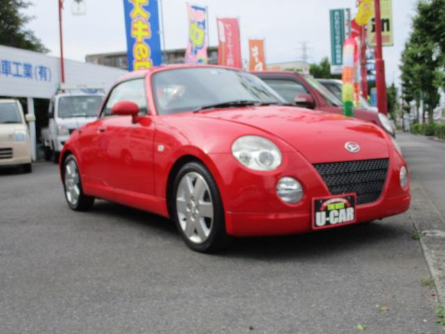 コペン アクティブトップ　オープンカー　電動トップ　純正アルミホイール　レッド　赤色　オートマ車　エアコン　パワステ　４気筒エンジン　インタークーラーターボ　ＥＴＣ（23枚目）