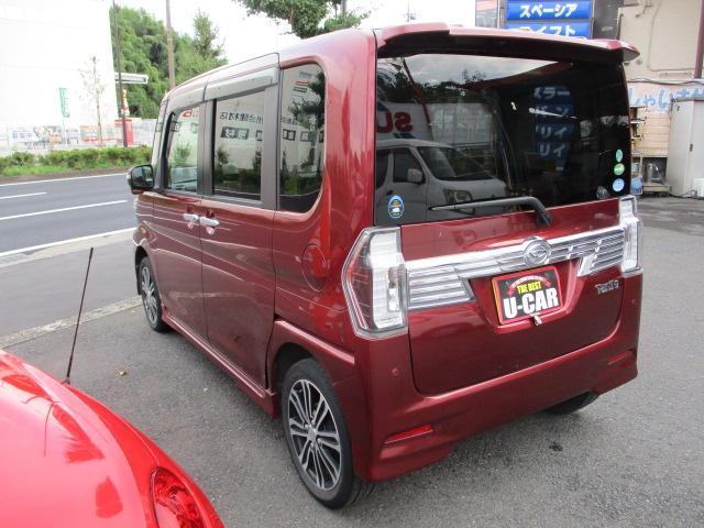 タント カスタムＲＳ　トップエディションＳＡＩＩ　インタークーラーターボ　オートマチック車　スマートキー　両側パワースライドドア　バックカメラ　ブレーキサポート　純正アルミホイール　オートエアコン　パワースライドドア　パワーウィンドウ　赤色（26枚目）