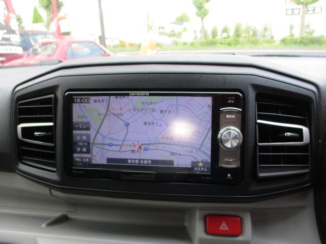ミライース Ｘ　ＳＡＩＩＩ　盗難防止アラーム　衝突回避支援ブレーキ機能　コーナーソナー　運転席助手席エアバック　横滑防止　ＬＥＤライト　オートハイビーム　キーレスキー　パワーウインドウ　エアコン　パワステ　ＡＢＳ　ＥＴＣ　ナビ（6枚目）