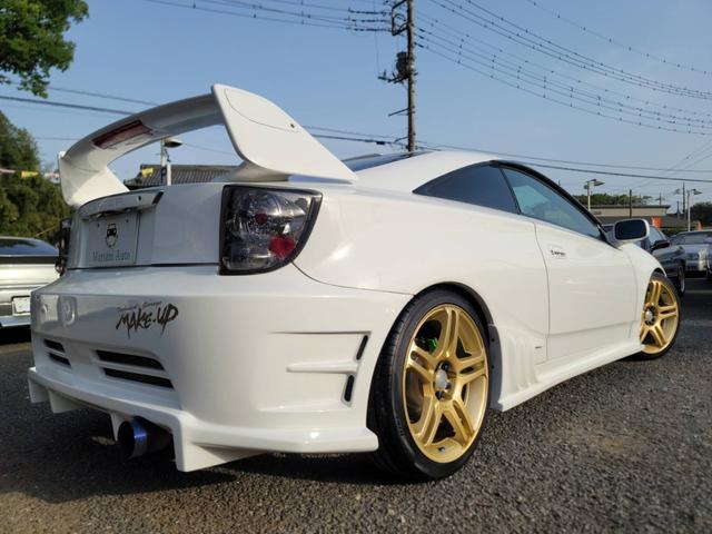 セリカ ＳＳ－ＩＩ　ウェーバースポーツフルエアロ・ＢＬＩＴＺ車高調・ＢＬＩＴＺエアクリーナー・アペックスマフラー・ボンネットスポイラー・スパルコ１８ＡＷ（2枚目）