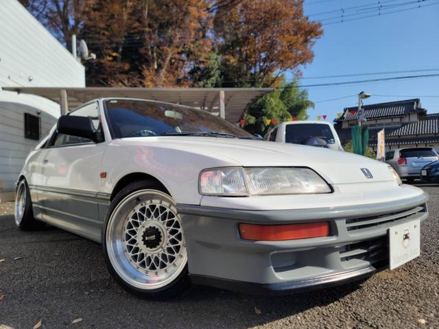 CR-X 1.5X 純正5MT・レカロシート・ラルグス車高調・前後キャンバーアーム・社外マフラー・社外15AW(3枚目)