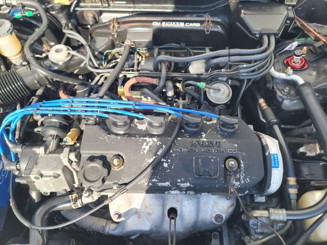 CR-X 1.5X 純正5MT・レカロシート・ラルグス車高調・前後キャンバーアーム・社外マフラー・社外15AW(10枚目)