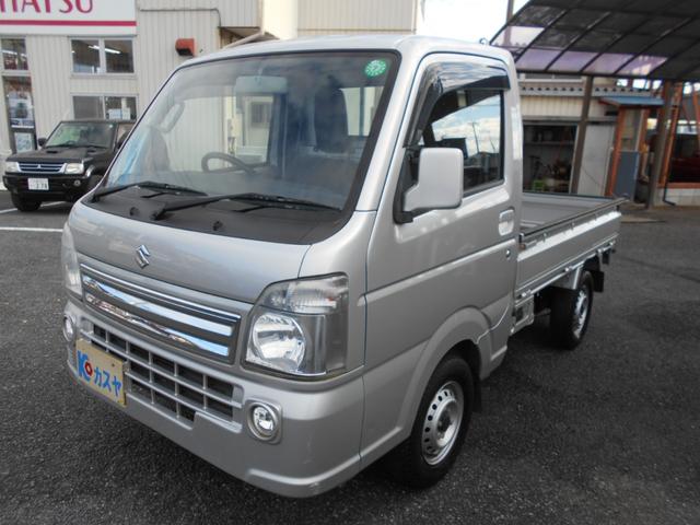 キャリイトラック ＫＸ　フロア５速　Ｆｕｌｌ装備　フォグランプ　作業灯　キーレス　ＣＤチューナー　メッキグリル　ボディ同色ドアミラー・アウターハンドル　ワンオーナー　軽自動車（2枚目）