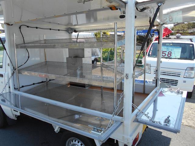 販売車 陳列棚&手洗い付き(18枚目)