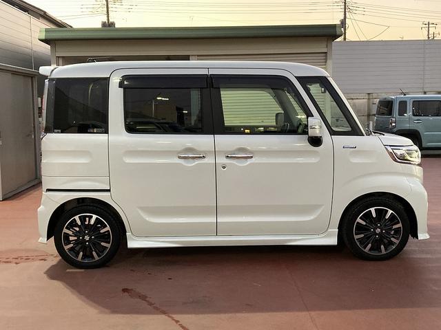 スペーシアカスタム カスタム HYBRID XS MK53S 全方位カメラナビ ワンオーナー 衝突軽減システム リヤパーキングセンサー オートライト 両側パワースライドドア スリムサーキュレーター シートヒーター ステアリングスイッチ 前後ドライブレコーダー(54枚目)