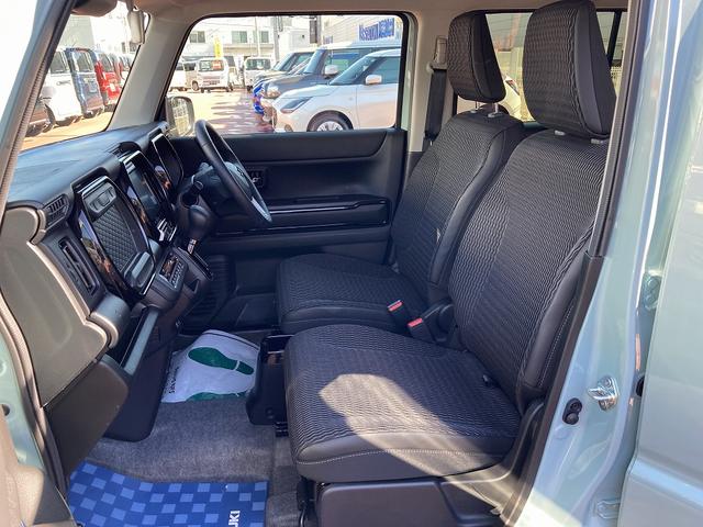 ハスラー ＨＹＢＲＩＤ　Ｘ　３型　全方位カメラ　ナビ　スズキコネクト　デモカー　衝突軽減システム　リヤパーキングセンサー　全方位モニター付ナビゲーション、シートヒーター、ＬＥＤヘッドランプ、インパネＣＶＴ、ステアリングスイッチ、クルーズコントロール、マイルドハイブリッド（43枚目）