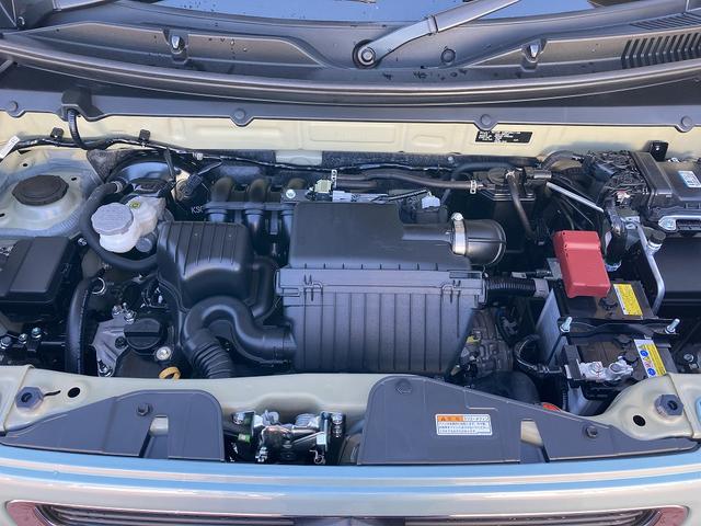 ハスラー ＨＹＢＲＩＤ　Ｘ　３型　全方位カメラ　ナビ　スズキコネクト　デモカー　衝突軽減システム　リヤパーキングセンサー　全方位モニター付ナビゲーション、シートヒーター、ＬＥＤヘッドランプ、インパネＣＶＴ、ステアリングスイッチ、クルーズコントロール、マイルドハイブリッド（46枚目）