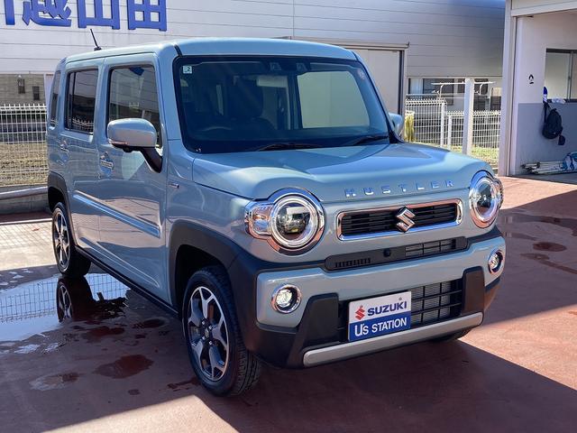 ハスラー ＨＹＢＲＩＤ　Ｘ　３型　全方位カメラ　ナビ　スズキコネクト　デモカー　衝突軽減システム　リヤパーキングセンサー　全方位モニター付ナビゲーション、シートヒーター、ＬＥＤヘッドランプ、インパネＣＶＴ、ステアリングスイッチ、クルーズコントロール、マイルドハイブリッド（49枚目）