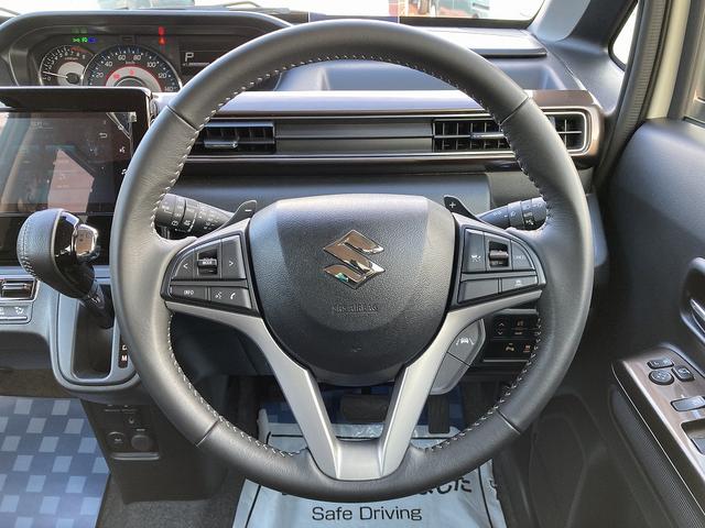 ワゴンＲカスタムＺ カスタムＺ　ＨＹＢＲＩＤ　ＺＴ　４型　ターボ　全方位カメラ　デモカー　衝突軽減システム　リヤパーキングセンサー　オートライト　シートヒーター　ディスプレイオーディオ　全方位カメラ　スズキコネクト　ステアリングスイッチ　クルーズコントロール　パドルシフト（14枚目）