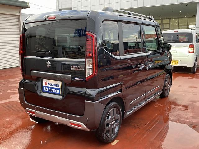 スペーシア ギア　ＨＹＢＲＩＤ　ＸＺ　メーカーオプション９インチナビ　全方位カメラ　両側パワースライドドア　デュアルセンサーブレーキサポート　スズキコネクトアダプティブクルーズコントロールヘッドアップディスプレイハンドルヒーター（2枚目）