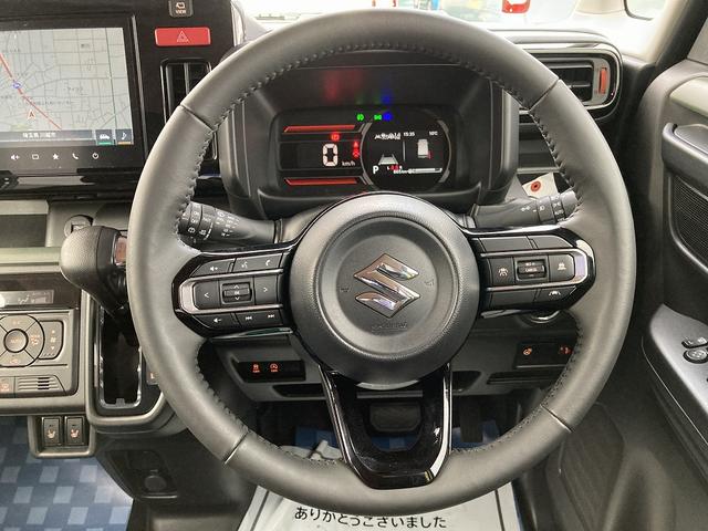 スペーシア ギア　ＨＹＢＲＩＤ　ＸＺ　メーカーオプション９インチナビ　全方位カメラ　両側パワースライドドア　デュアルセンサーブレーキサポート　スズキコネクトアダプティブクルーズコントロールヘッドアップディスプレイハンドルヒーター（13枚目）