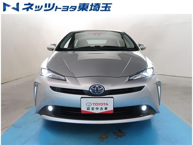 プリウス SセーフティプラスII 純正SDナビ バックカメラ 衝突被害軽減システム レーダークルーズ コーナーセンサー スマートキー LEDヘッドライト ETC オートハイビーム 車線逸脱警報(5枚目)