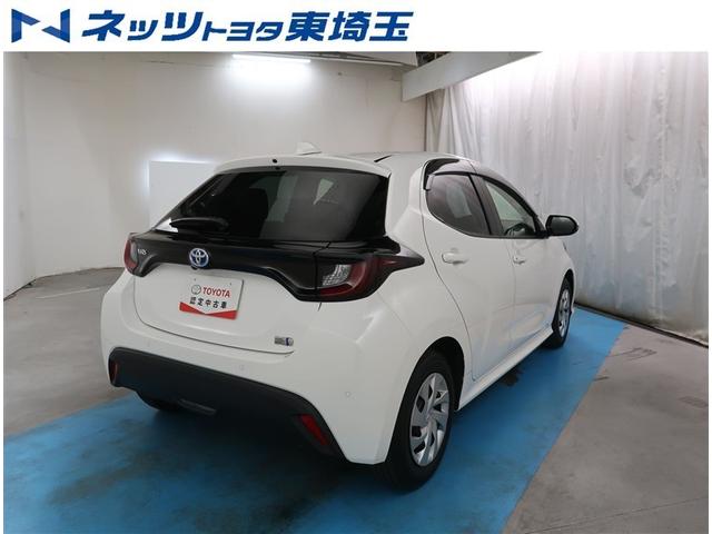 ヤリス ハイブリッドX 純正7型ディスプレイオーディオ バックカメラ 衝突被害軽減 コーナーセンサー ビルトインETC オートハイビーム 車線逸脱警報 オートライト オートエアコン(7枚目)