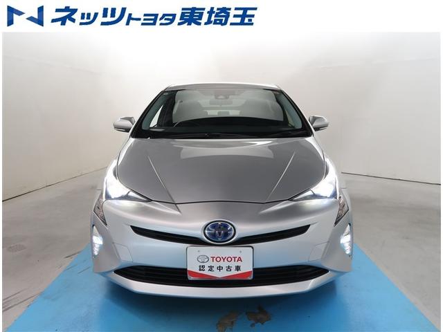 プリウス Ｓ　純正ＳＤナビ　バックカメラ　衝突被害軽減システム　レーダークルーズ　ＥＴＣ　ＬＥＤヘッドライト　オートハイビーム　オートライト　スマートキー（5枚目）