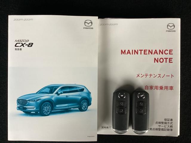 ＣＸ－８ ２５Ｓ　ワンオーナー　３６０カメラ　７人乗り　Ｂｌｕｅｔｏｏｔｈ接続　ＬＥＤヘッド　ＤＶＤ　レーダークルーズ　ミュージックプレイヤー接続可　クリアランスソナー　記録簿　フルオートエアコン　フルセグ　Ｂカメラ（32枚目）