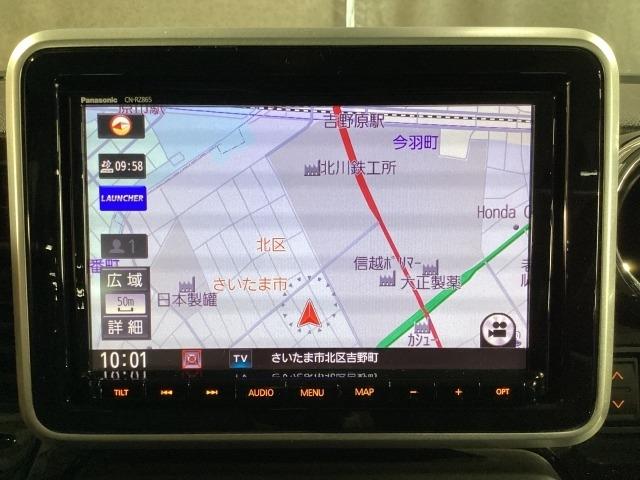 フレアワゴンカスタムスタイル ６６０　カスタムスタイル　ハイブリッド　ＸＳ　ワンオーナー　メモリーナビ　全周囲カメラ　３６０°カメラ　ＬＥＤヘットライト　デュアルセンサーブレーキサポート　ブルートゥース　１オーナー　前席シートヒーター　アダクティブクルーズコントロール　地デジ（4枚目）