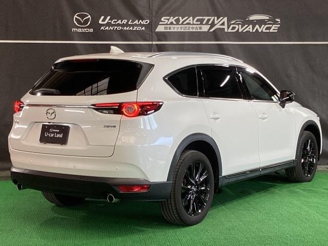 CX-8 2.2 XD ブラックトーン エディション 4WD ワンオーナー 全周囲カメラ ETC 360ビュー 電動リヤゲート 衝突軽減装置 追従クルコン 車線逸脱警報装置 運転席パワーシート LEDヘッド 1オーナー AWD Bluetooth オートライト(38枚目)
