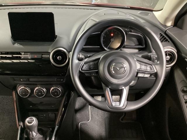 MAZDA2 1.5 15S プロアクティブ 6MT ワンオーナー 全周囲カメラ ETC レーンアシスト スマートブレーキサポート サイドエアバック Cセンサー スマートキー アイスト LEDヘッドライト Bluetooth対応 DVD Aライト(2枚目)