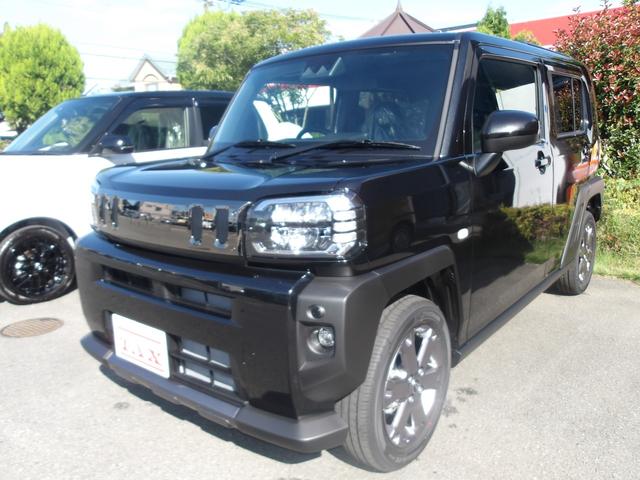タフト Ｇターボ　ダーククロムベンチャー　届出済未使用車　禁煙　車線逸脱警報装置　衝突回避支援ブレーキ　レーダークルーズ　シートヒータ　ＵＳＢ　電動格納ドアミラー　安全ボディ　ＬＥＤ　ムーンルーフ　Ａストップ　サイドエアバッグ　ターボ車（10枚目）