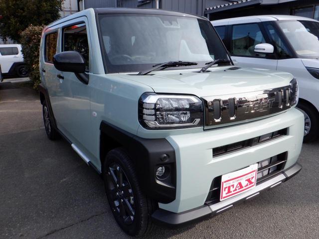 タフト Ｇターボ　ダーククロムベンチャー　届出済未使用車　禁煙　車線逸脱警報装置　衝突回避支援ブレーキ　レーダークルーズ　シートヒータ　電動格納ドアミラー　安全ボディ　ＬＥＤ　ムーンルーフ　Ａストップ　サイドエアバッグ　ターボ車　エアバッグ（5枚目）