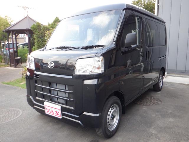 ハイゼットカーゴ ＤＸ　届出済未使用車　オートライト　リアパーキングセンサー　オーディオレス　運転席助手席ＰＷ　両側スライドドア　軽バン　マニュアルエアコン　キーレス　運転席助手席エアバック　衝突軽減システム（9枚目）