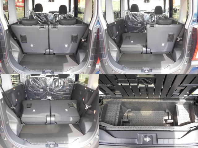 タント ファンクロスターボ　届出済未使用車　電格ミラー　ＬＥＤランプ　シートヒータ　Ｐソナー　衝突軽減ブレーキ　Ｒカメラ　フルフラット　スマートキ　横滑り防止　禁煙　ｉ－ｓｔｏｐ　車線逸脱警報　サイドエアバッグ　盗難警報装置（36枚目）