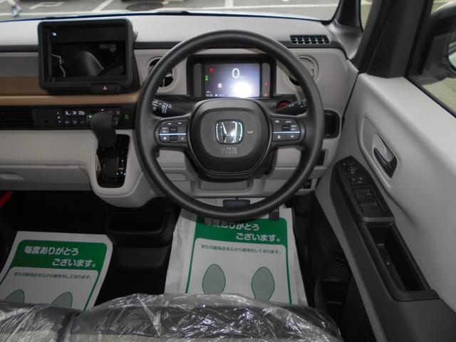 Ｎ－ＢＯＸ ベースグレード　届出済未使用車　衝突軽減システム　スマートキ－　車線維持支援システム　禁煙　フルフラットシート　電動格納式ドアミラー　カーテンエアバック　イモビライザー　ＥＣＯモード　横滑り防止　ＬＥＤヘッドライト（9枚目）